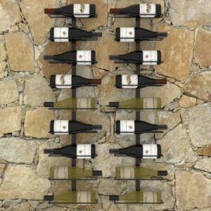 Metallist veiniriiul 9 pudelile, seinale, 2 tk