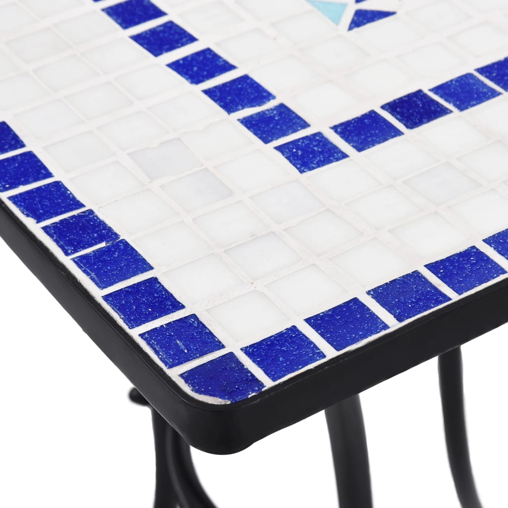 Mosaiikmustriga laud , 60 cm, keraamika ja metall - Pilt 7