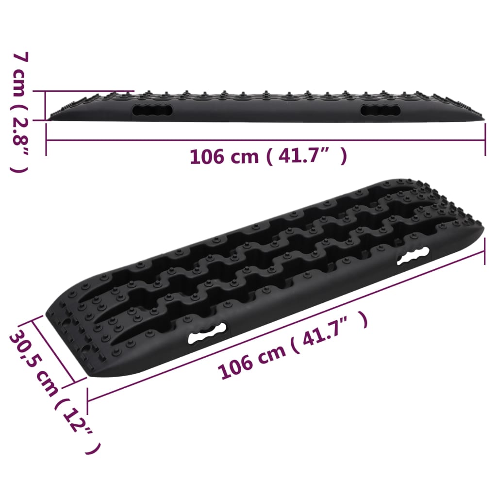Veojõumatid-plaadid sõidukile, 2 tk, 106 x 30,5 x 7 cm - Image 9