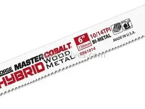 5x Morse Master Cobalt Hybrid tiigersae terad, puit ja metall (V)