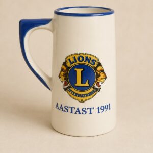Portselanist õllekann “Lions International – Aastast 1991”