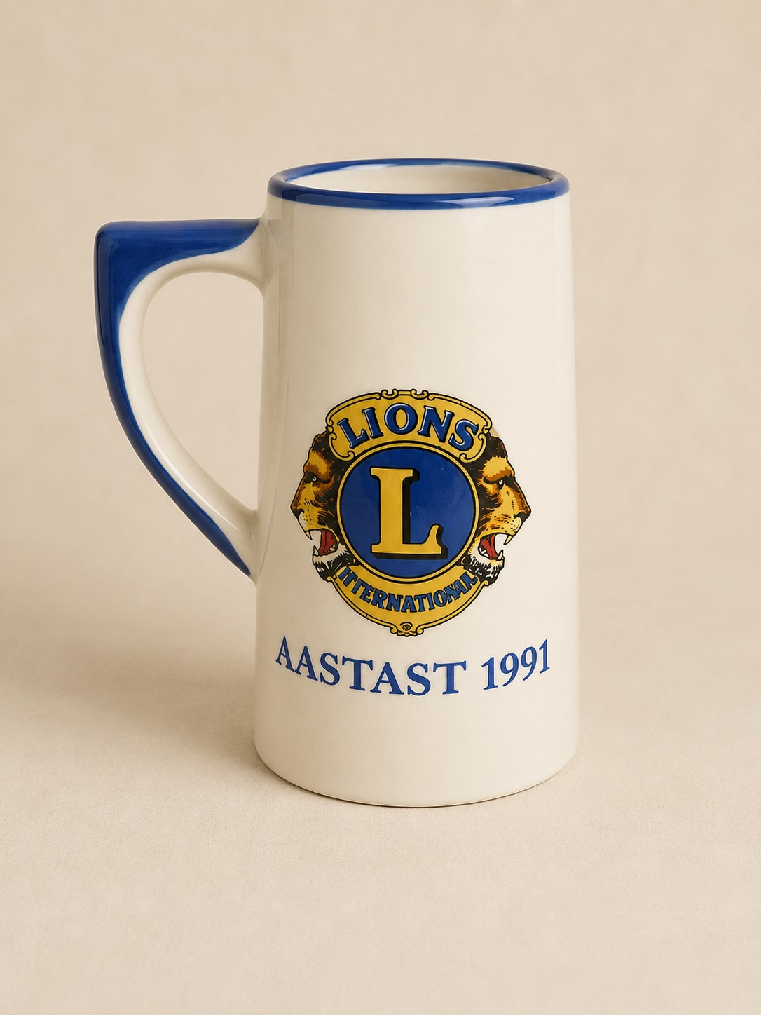 Portselanist õllekann “Lions International – Aastast 1991”