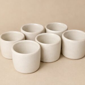 Siimusti keraamilised munatopsid-pitsid-topkad , 6 tk