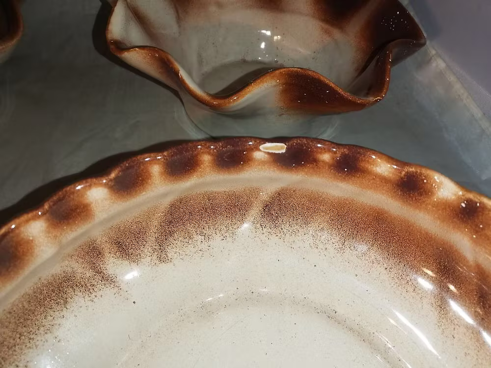 Vintage keraamiline kauss , Siimusti - Pilt 3
